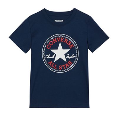 Boys' navy 'Converse' t-shirt